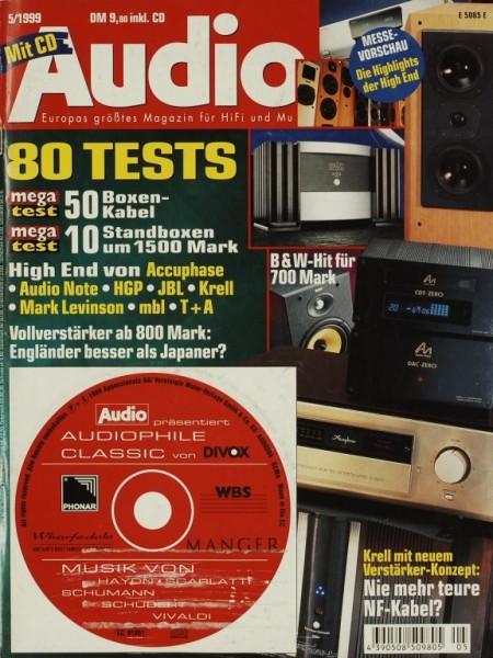 Audio 5/1999 Magazine