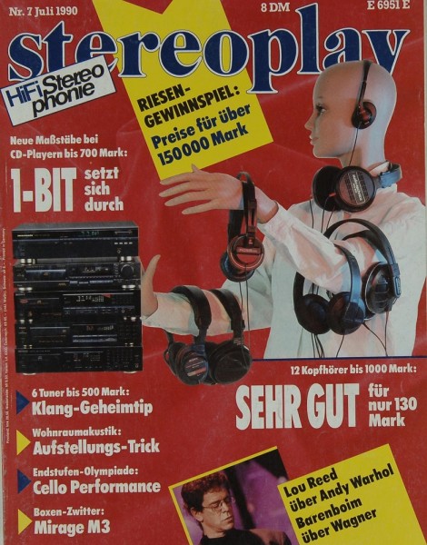 Stereoplay 7/1990 Zeitschrift