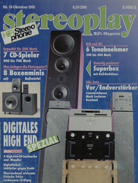 Stereoplay 10/1991 Zeitschrift