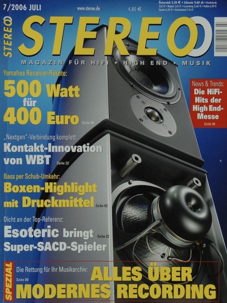 Stereo 7/2006 Zeitschrift