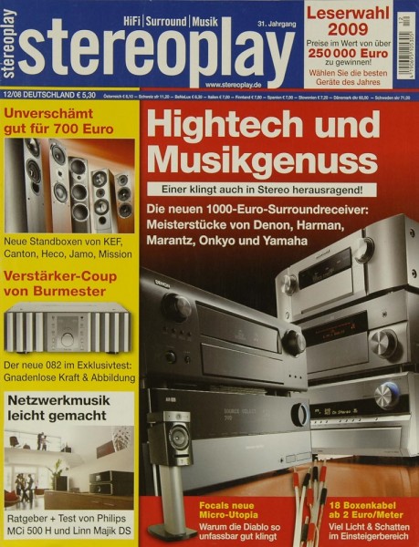 Stereoplay 12/2008 Zeitschrift