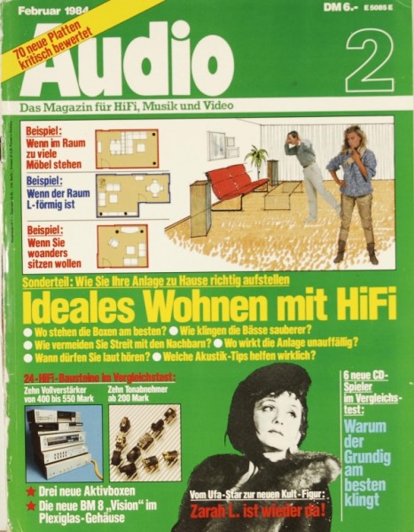 Audio 2/1984 Zeitschrift