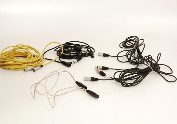 Konvolut XLR-Kabel Neutrik-Stecker, etc.