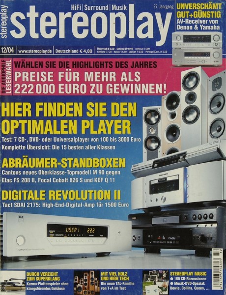 Stereoplay 12/2004 Zeitschrift