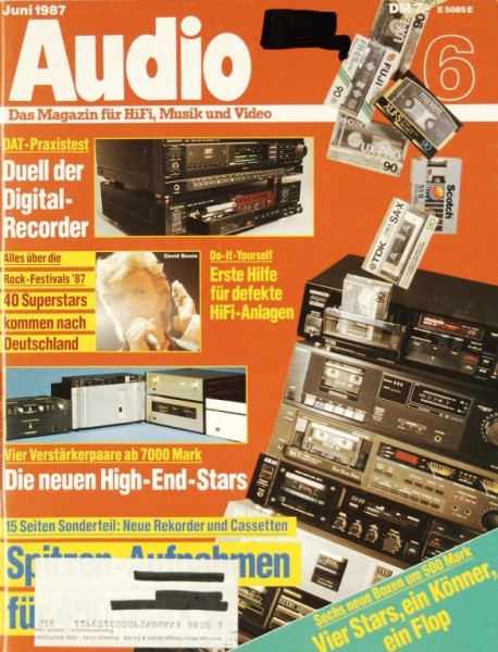 Audio 6/1987 Zeitschrift