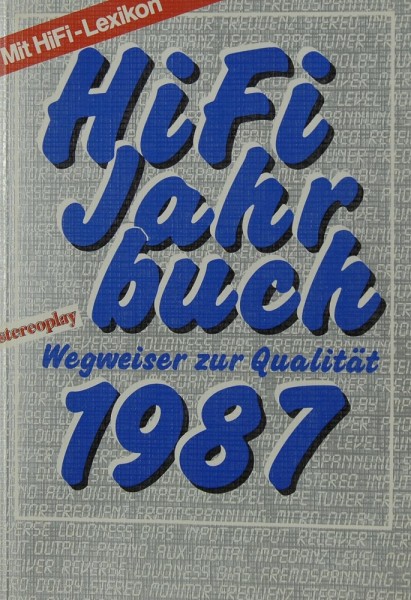 HiFi Jahrbuch 1987 Hifi-Jahrbuch