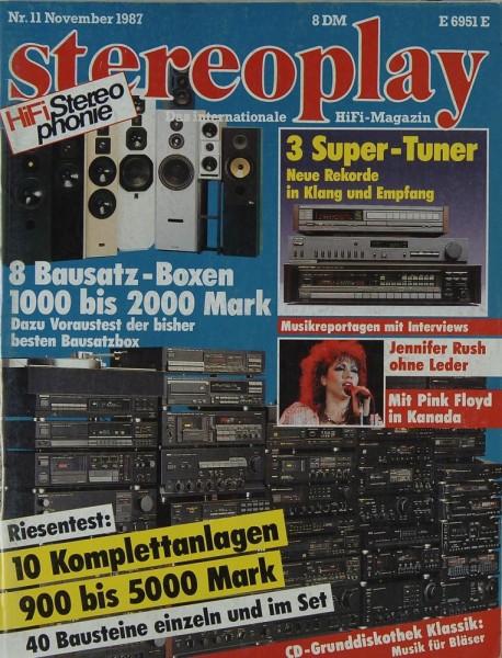 Stereoplay 11/1987 Zeitschrift