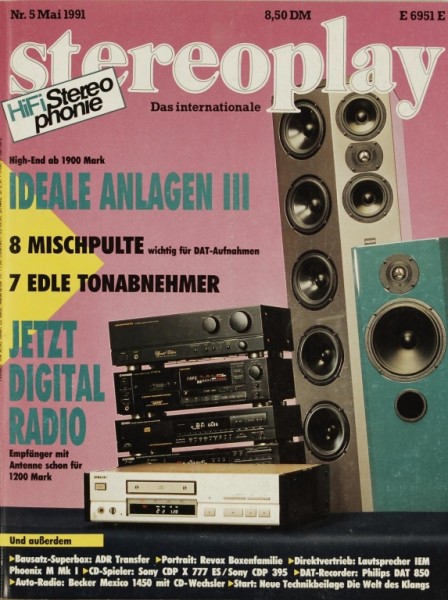 Stereoplay 5/1991 Zeitschrift