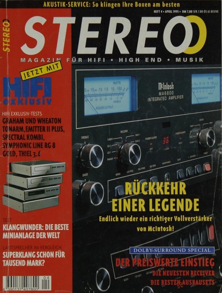 Stereo 4/1995 Zeitschrift