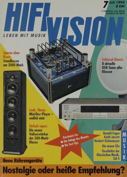 Hifi Vision 7/1993 Zeitschrift