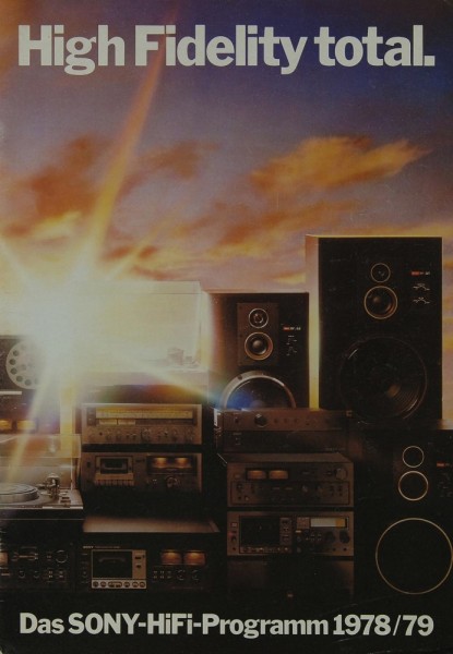 Sony Das Sony-Hifi-Programm 1978/79 Prospekt / Katalog