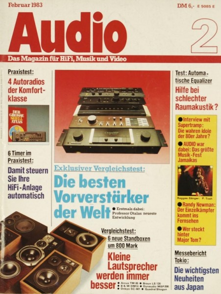 Audio 2/1983 Zeitschrift