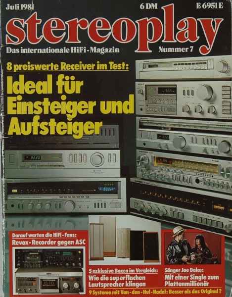 Stereoplay 7/1981 Zeitschrift