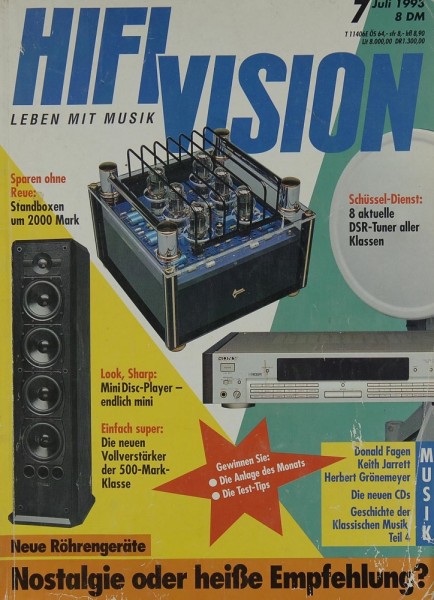 Hifi Vision 7/1993 Zeitschrift