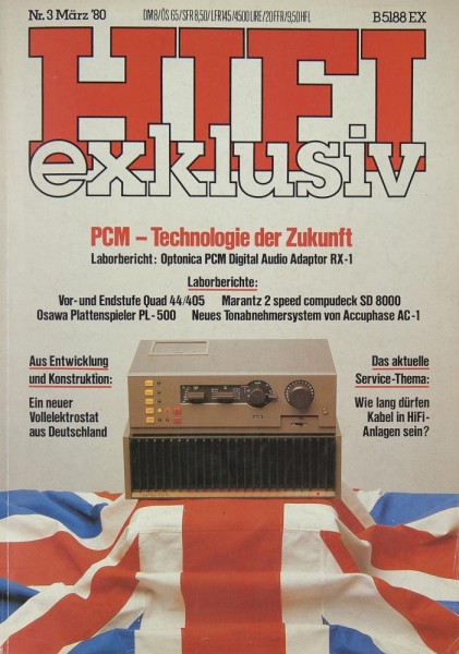 Hifi Exklusiv 3/1980 Zeitschrift