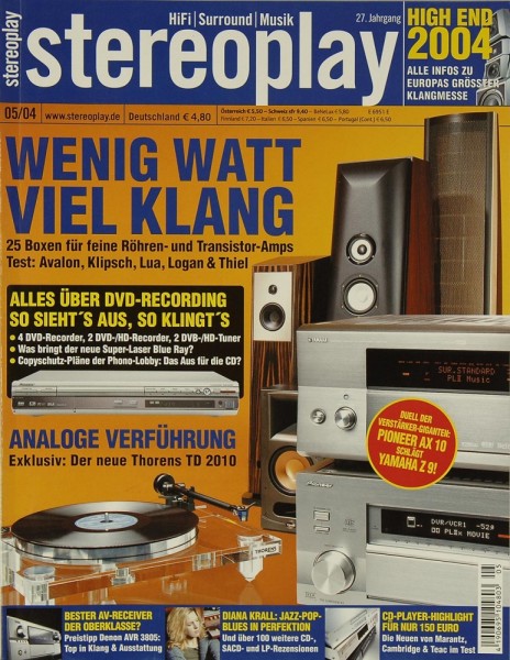 Stereoplay 5/2004 Zeitschrift