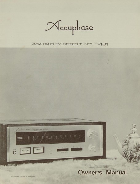 Accuphase T-101 Manual