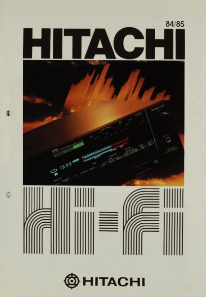 Hitachi 84/85 Prospekt / Katalog