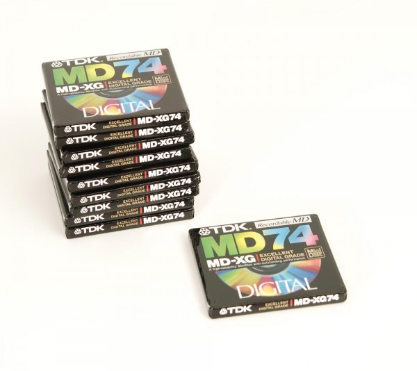 TDK MD-XG74 10er Set Minidisc NEU!