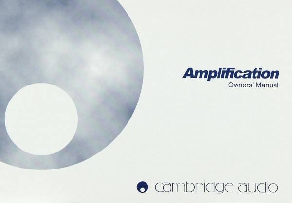 Cambridge Amplification User Guide
