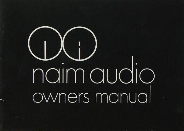 Naim NAT 01 / NAT 02 / NAT 03 Manual
