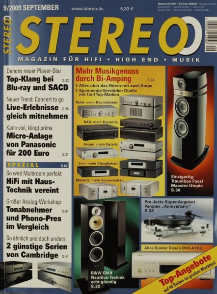 Stereo 9/2009 Zeitschrift