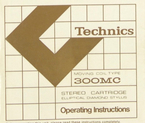 Technics 300 MC Manual