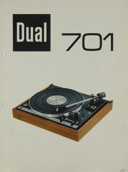 Dual 701 Operating Instructions