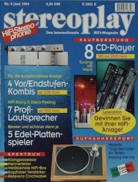Stereoplay 6/1994 Zeitschrift