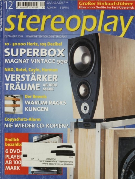 Stereoplay 12/2001 Zeitschrift