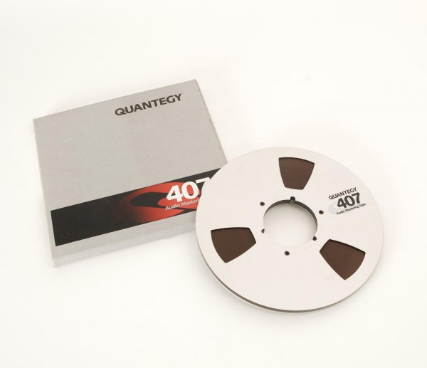 Quantegy 407 tape-reel 27 NAB metal with tape