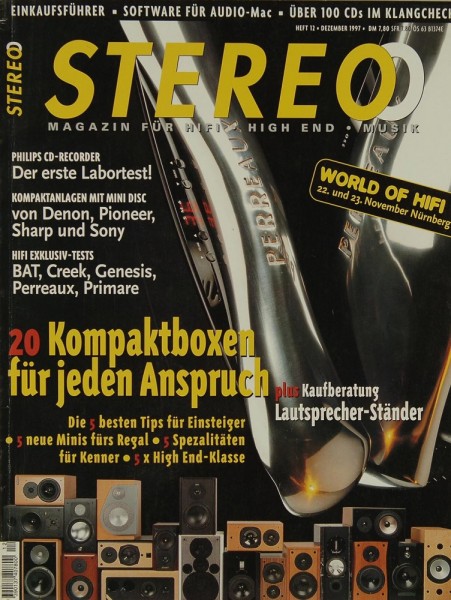 Stereo 12/1997 Zeitschrift