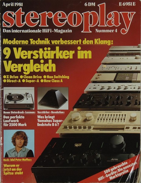Stereoplay 4/1981 Zeitschrift