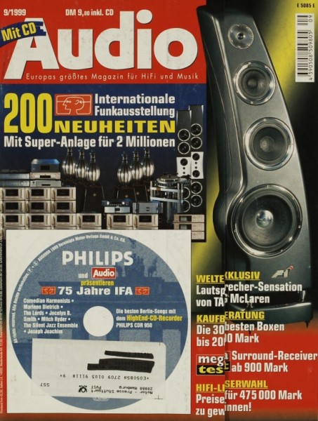 Audio 9/1999 Zeitschrift