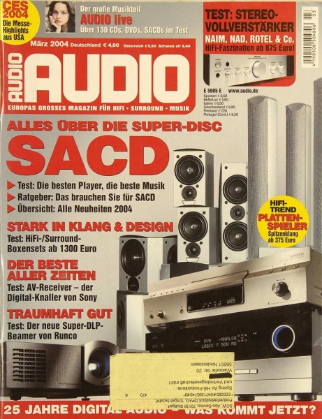 Audio 3/2004 Zeitschrift