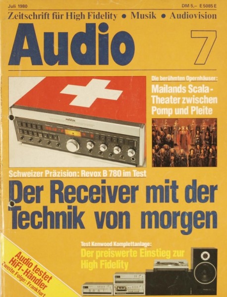 Audio 7/1980 Zeitschrift