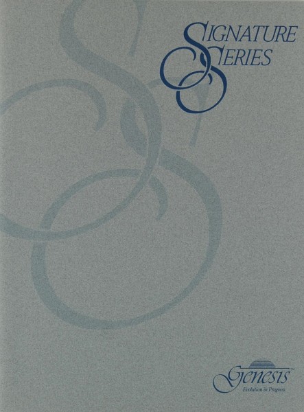 Genesis Signature Series Brochure / Catalogue