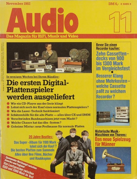 Audio 11/1982 Zeitschrift