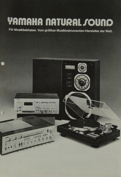 Yamaha Natural Sound Prospekt / Katalog