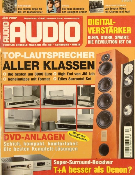 Audio 7/2002 Zeitschrift