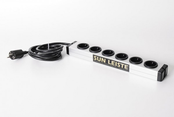 Sun Audio Sunleiste Netzleiste 6-fach mit Zuleitung 2,0m
