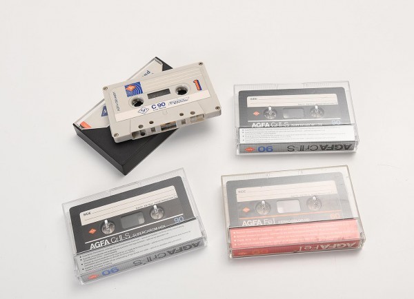 Konvolut 4x Agfa Musikkassetten verschiedene Modelle