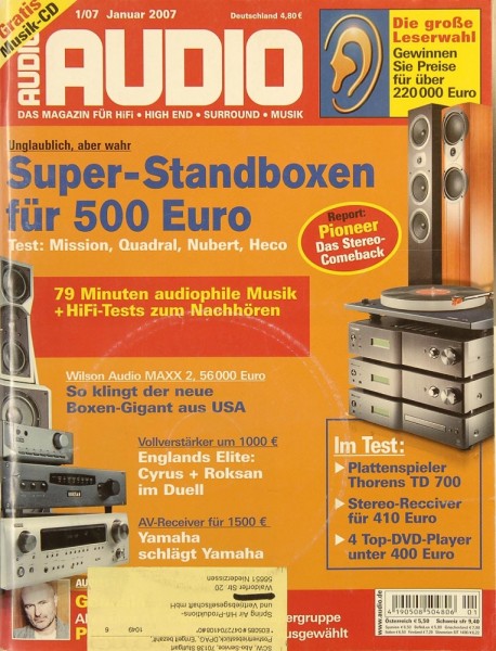 Audio 1/2007 Zeitschrift