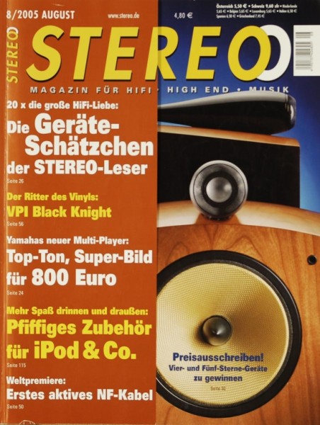 Stereo 8/2005 Zeitschrift