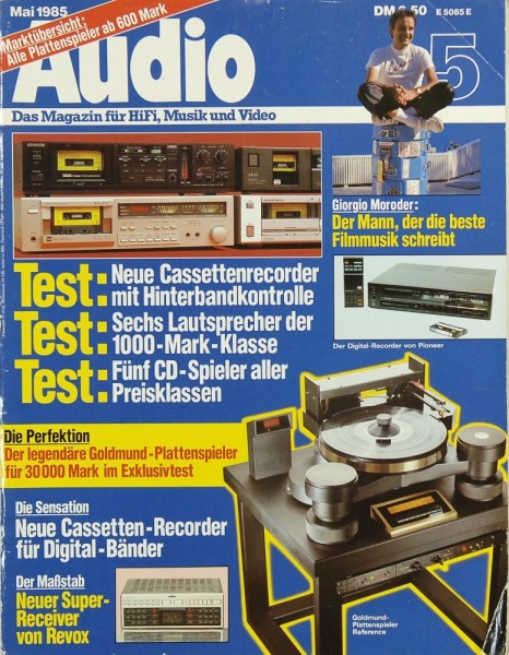Audio 5/1985 Zeitschrift