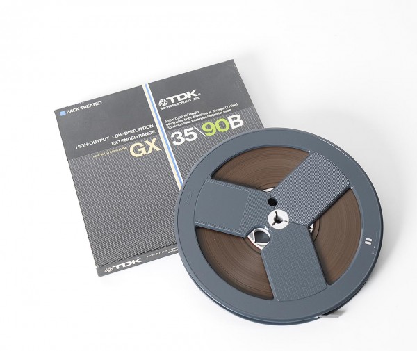 TDK GX35-90B Tape reel 18cm with tape