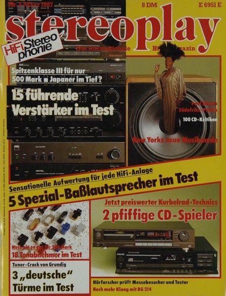 Stereoplay 3/1987 Zeitschrift