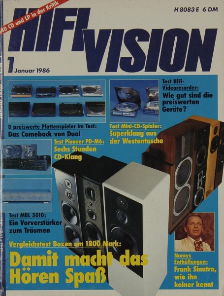 Hifi Vision 1/1986 Zeitschrift