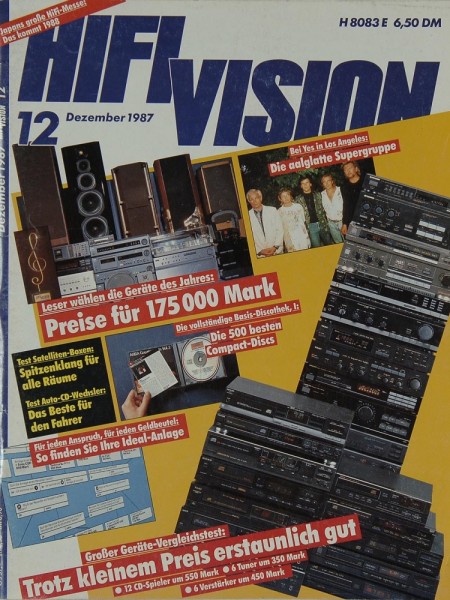 Hifi Vision 12/1987 Zeitschrift