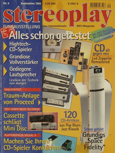 Stereoplay 9/1995 Zeitschrift
